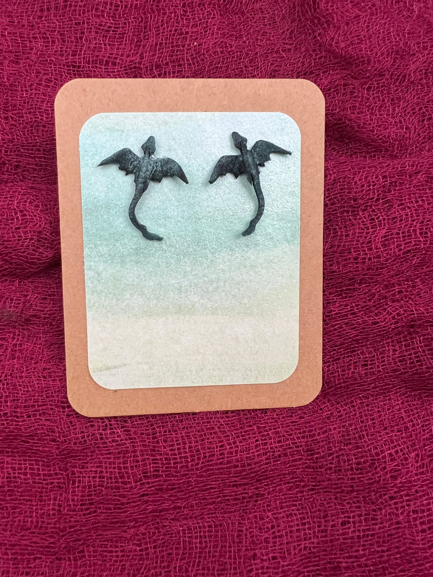 Kaldros Deep Dragon Stud Earrings | Entry No. 2047