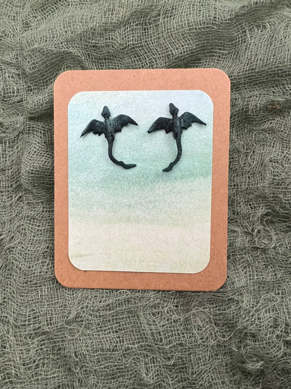 Kaldros Deep Dragon Stud Earrings | Entry No. 2047