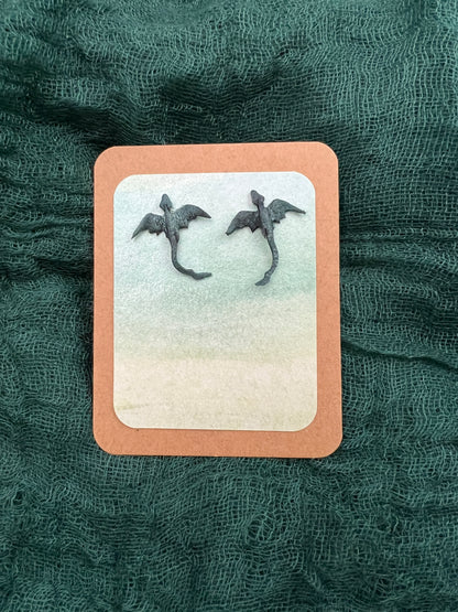Kaldros Deep Dragon Stud Earrings | Entry No. 2047