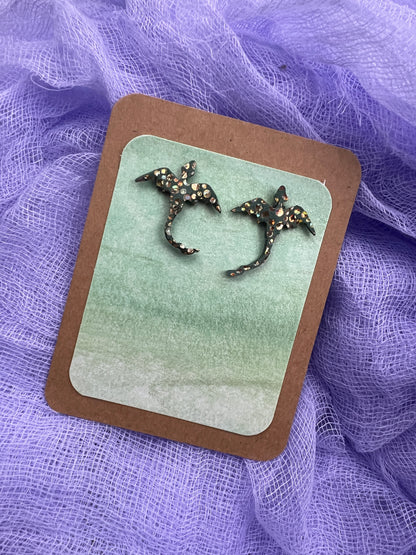 Sunset Waves Dragon Stud Earrings | Mirelen Drift
