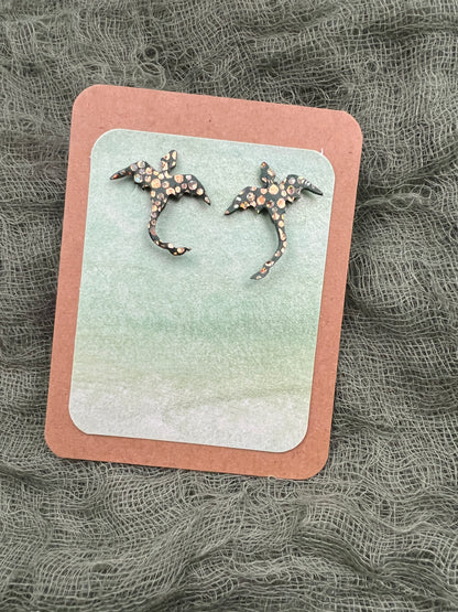 Sunset Waves Dragon Stud Earrings | Mirelen Drift