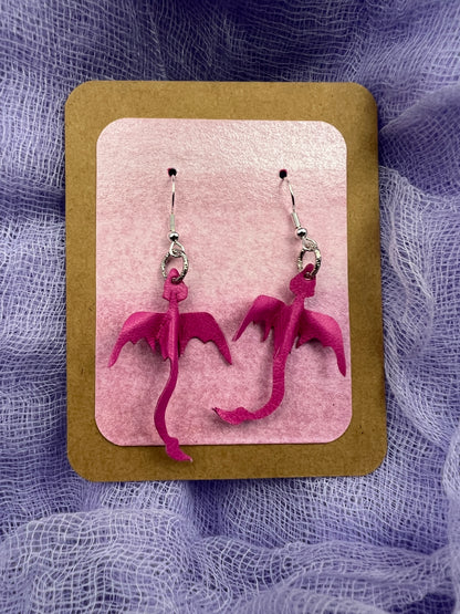 Pink Pixie Dragon Earrings | Athera, the Vale of Ashara