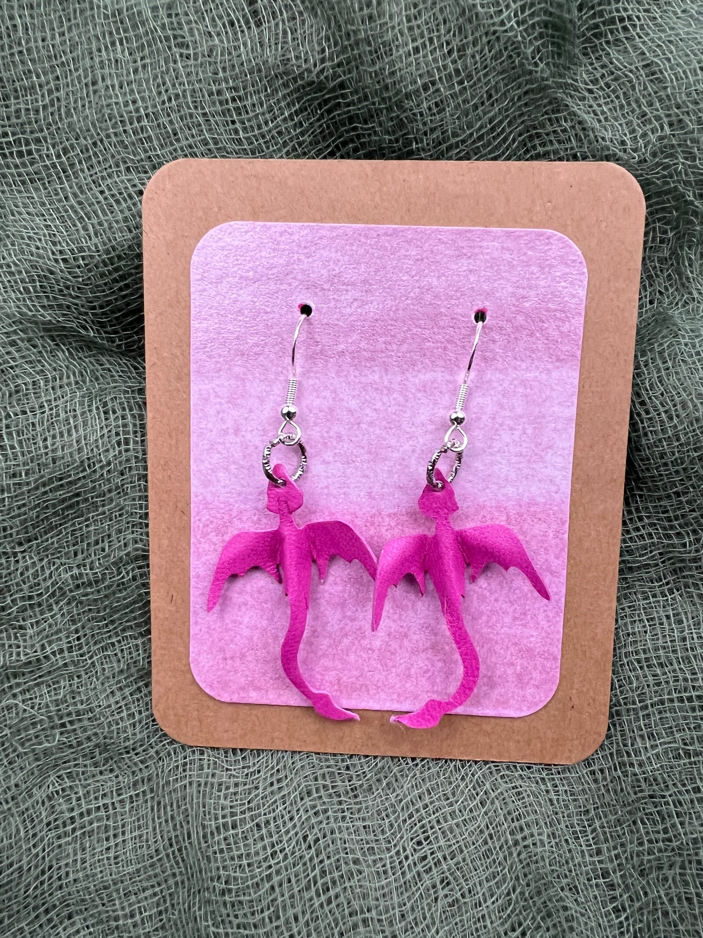 Pink Pixie Dragon Earrings | Athera, the Vale of Ashara