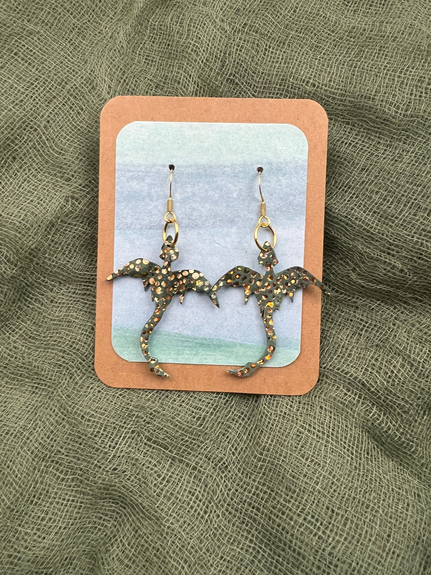 Sunset Waves Mini Dragon Earrings | Mirelen Drift