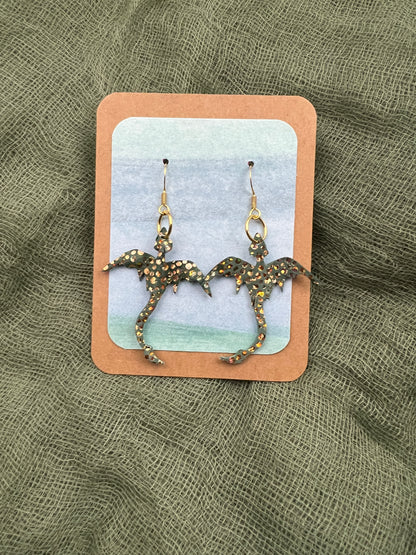 Sunset Waves Mini Dragon Earrings | Mirelen Drift