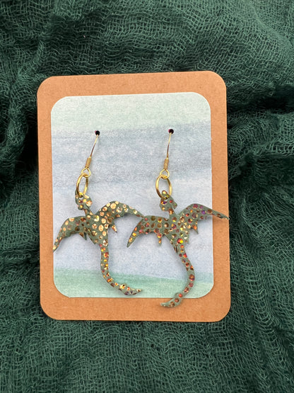 Sunset Waves Mini Dragon Earrings | Mirelen Drift