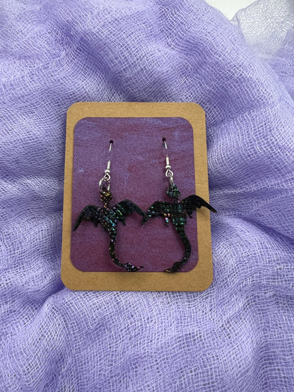 Kaldros Deep Mini Dragon Earrings | Entry No. 2504, 2041