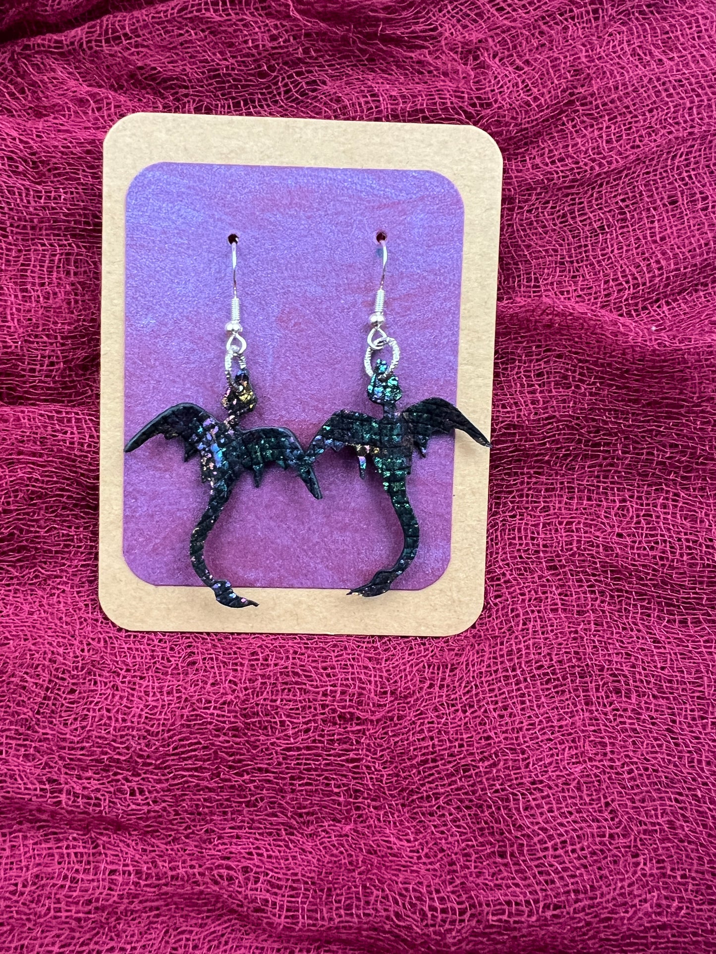 Kaldros Deep Mini Dragon Earrings | Entry No. 2504, 2041