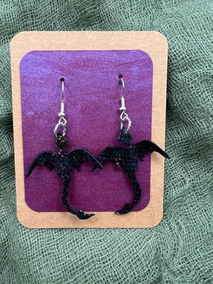 Kaldros Deep Mini Dragon Earrings | Entry No. 2504, 2041