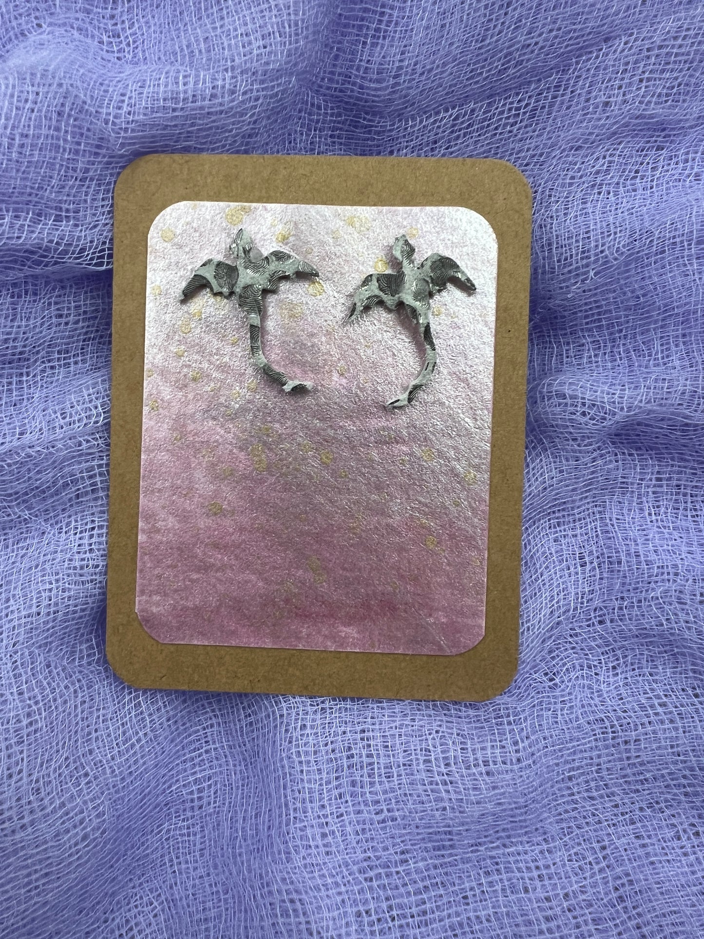 Athera Dragon Stud Earrings | Entry No. 2502 | One of a Kind