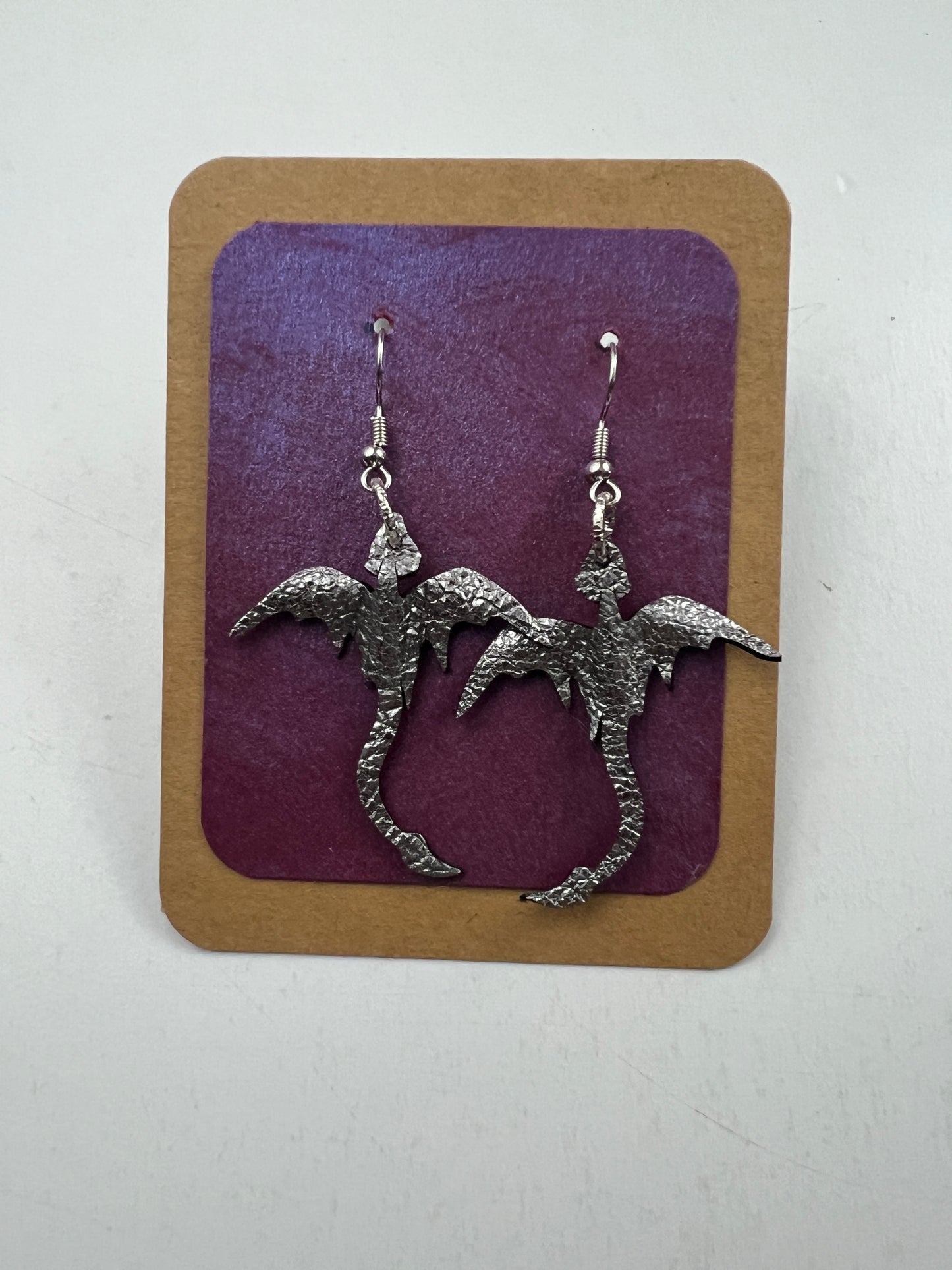 Silver Mirelen Drift Dragon Earrings