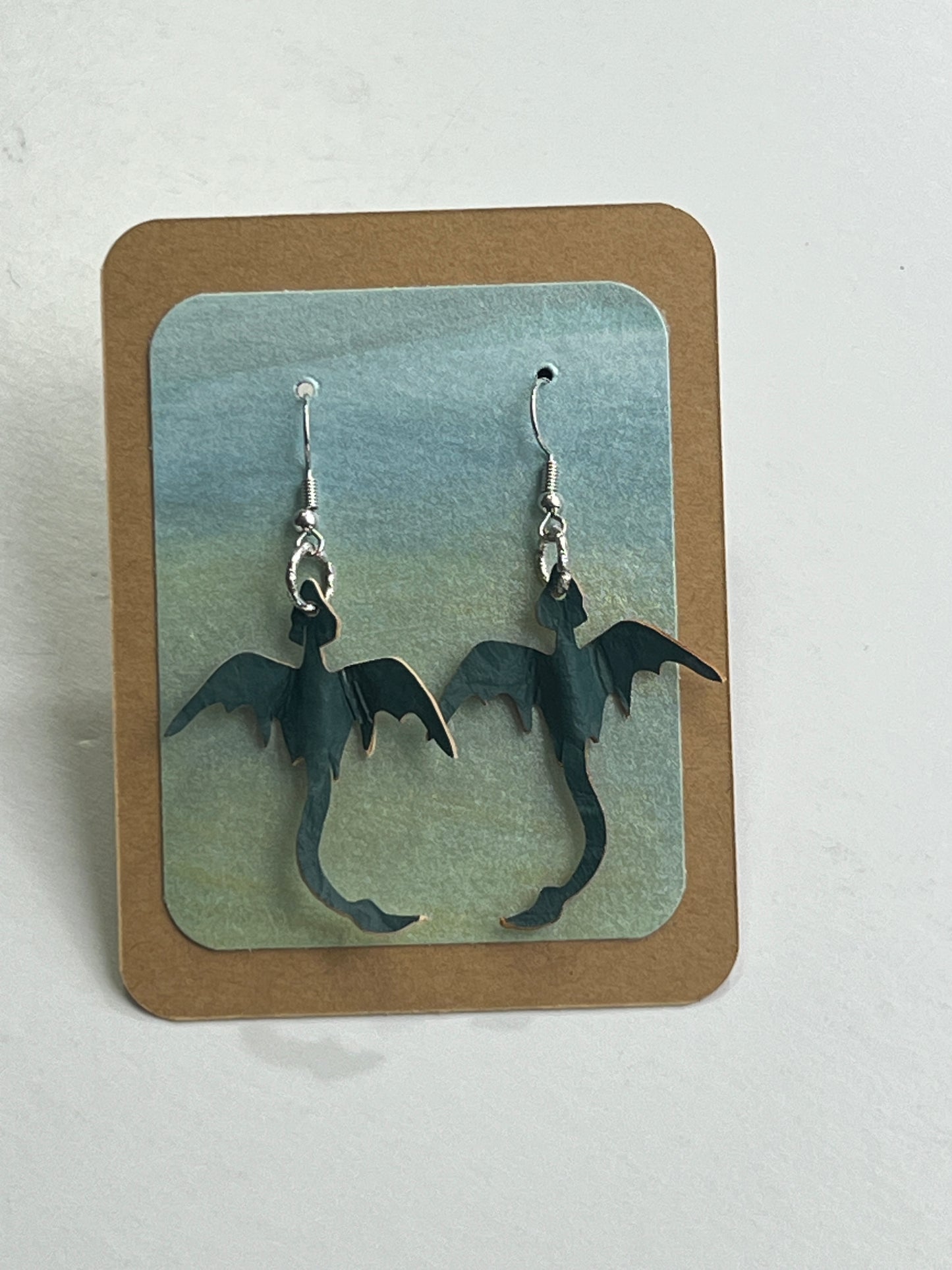 Gilded Depths Mini Dragon Earrings
