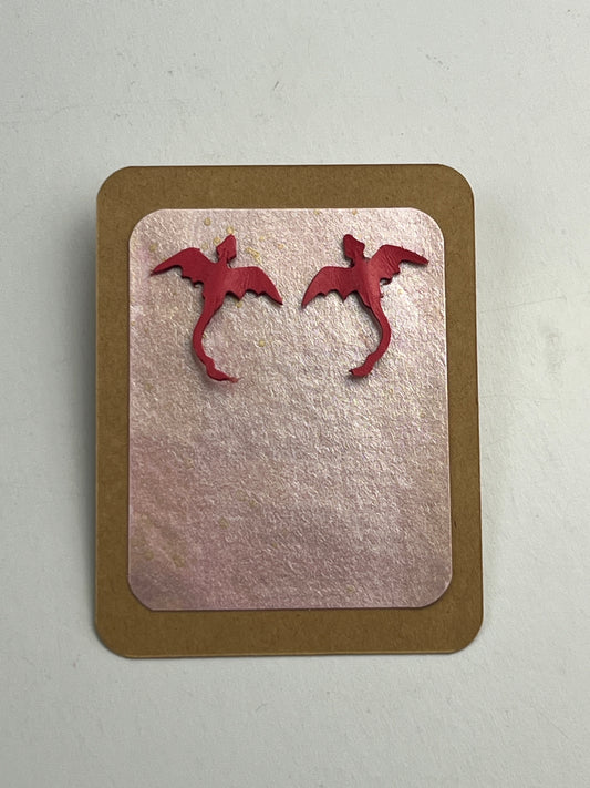 Rosewind Dragon Stud Earrings
