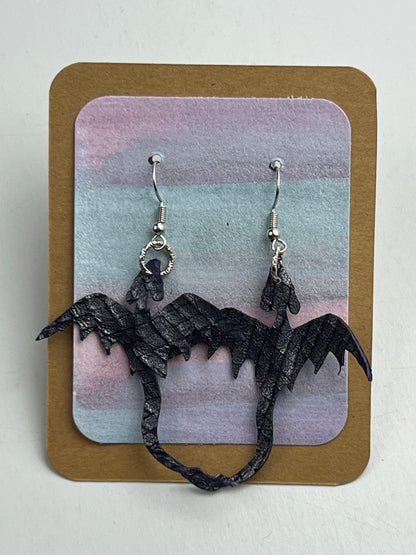 Moonshard Veil Dragon Earrings Entry No. 2582