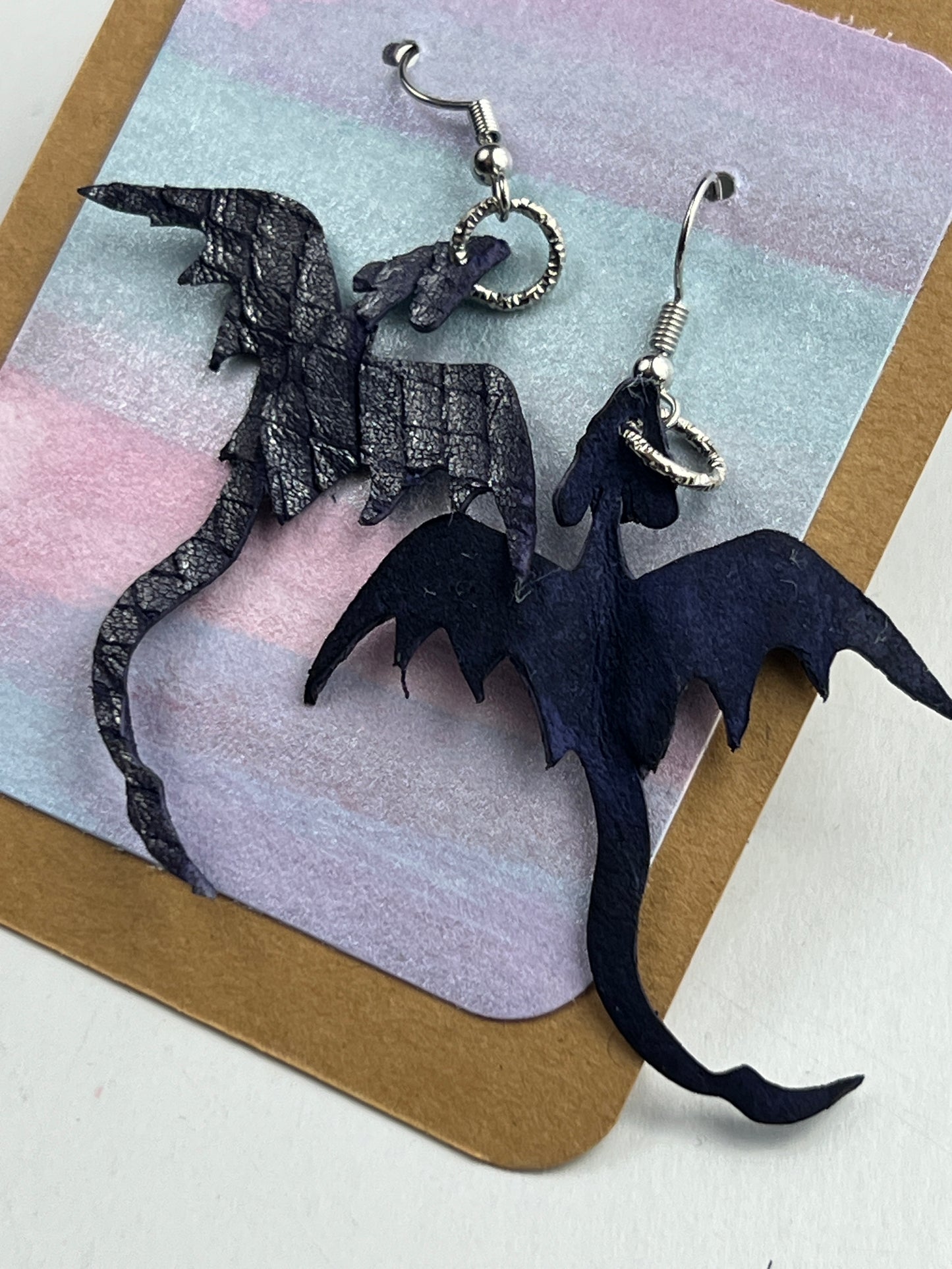 Moonshard Veil Dragon Earrings Entry No. 2582